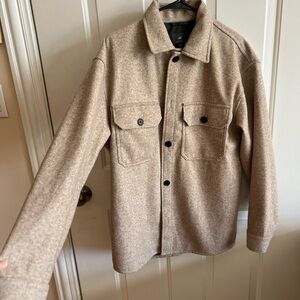 H&M Men's Beige Shirt Jacket